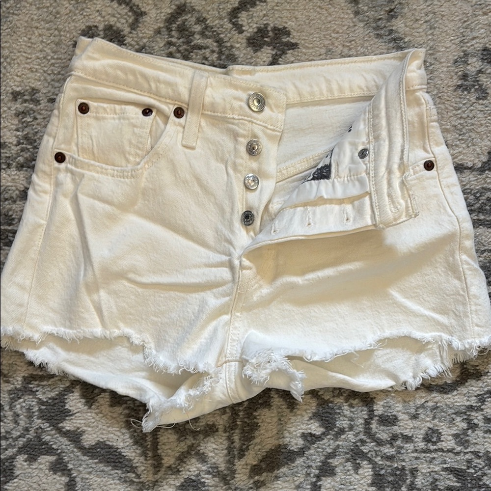 White Denim Women's Shorts